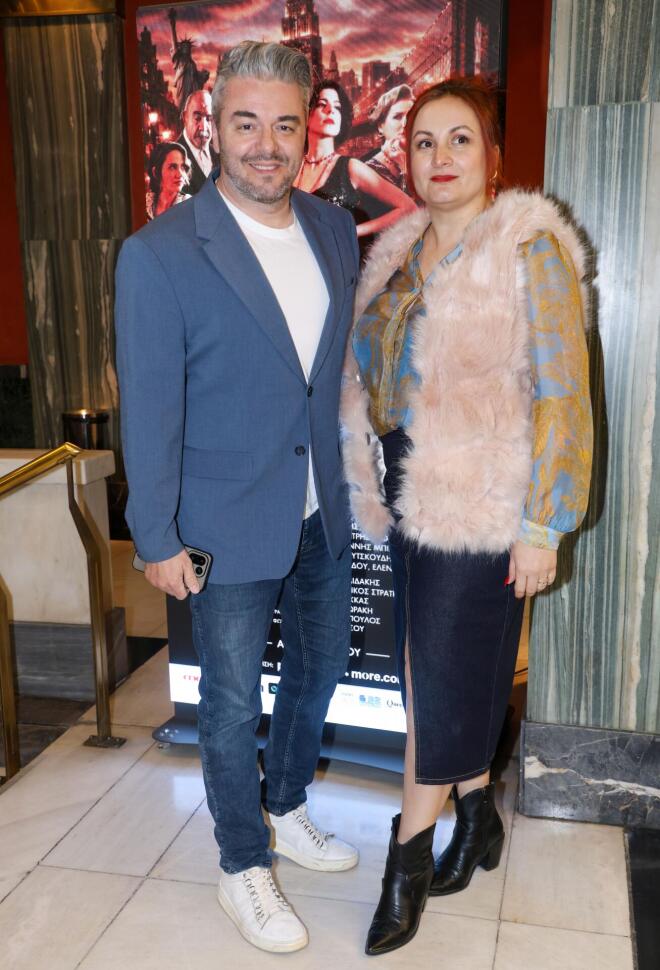 Ο Πέτρος Πολυχρονίδης με τη σύζυγό του, Κατερίνα/ φωτογραφία από ndp/ Ανδρέας Νικολαρέας