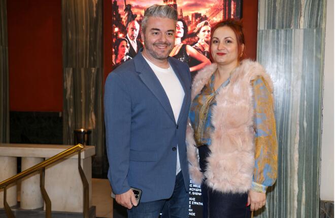 Ο Πέτρος Πολυχρονίδης με τη σύζυγό του, Κατερίνα/ φωτογραφία από ndp/ Ανδρέας Νικολαρέας