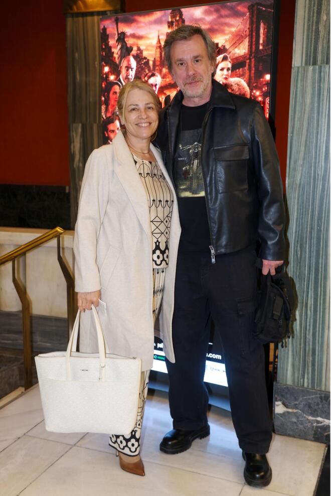 H Mαριάννα Τουμασάτου και ο Αλέξανδρος Σταύρου/  φωτογραφία από ndp/ Ανδρέας Νικολαρέας