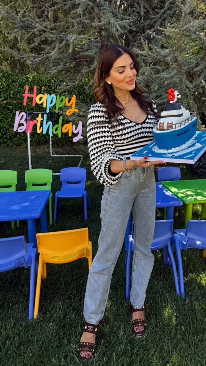 Σταματίνα Τσιμτσιλή: Το πάρτι για τα γενέθλια του γιου της, Γιάννη / instagram