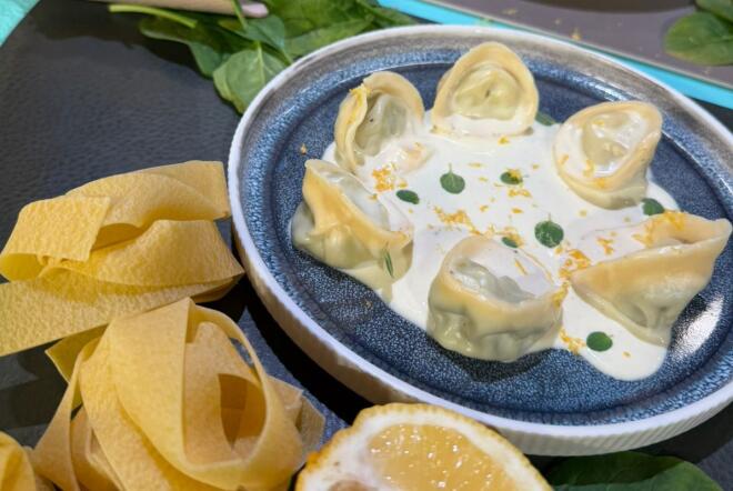 capeletti spanakopitta