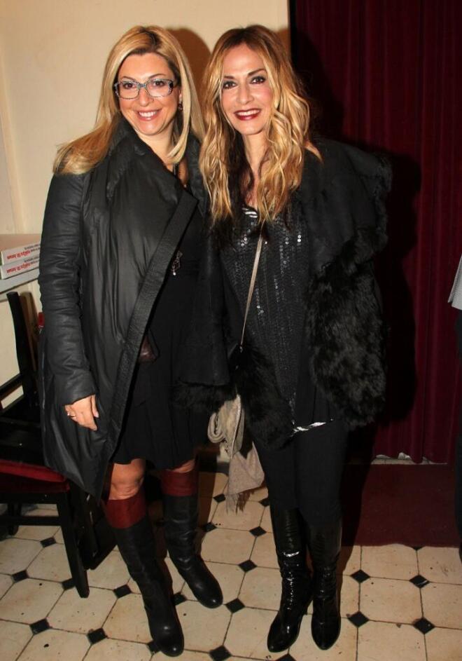 H Xριστίνα Πολίτη με την Άννα Βίσση το 2012/ φωτογραφία από NDP