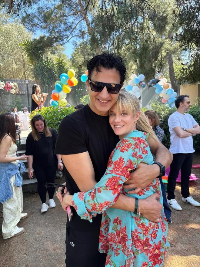 Δήμος Αναστασιάδης- Τζένη Θεωνά στο πάρτι γενεθλίων του γιου τους/  instagram