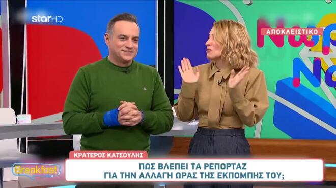 Ανατροπές στην ΕΡΤ για το Νωρίς Νωρίς; Τι απαντά ο Κρατερός Κατσούλης