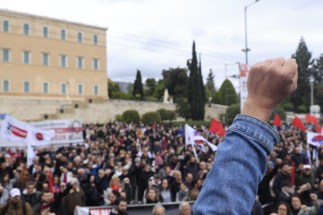Εργατική Πρωτομαγιά: Συγκεντρώση  στο Σύνταγμα/ Eurokinissi Γιώργος Κονταρίνης