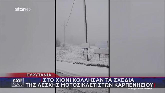 Μάιος με χιόνια! Στα «λευκά» Ημαθία, Ευρυτανία, Παρνασσός & Πάρνηθα