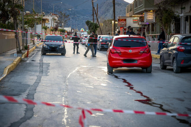 Το σημείο της δολοφονίας του 20χρονου στο Ηράκλειο - Eurokinissi