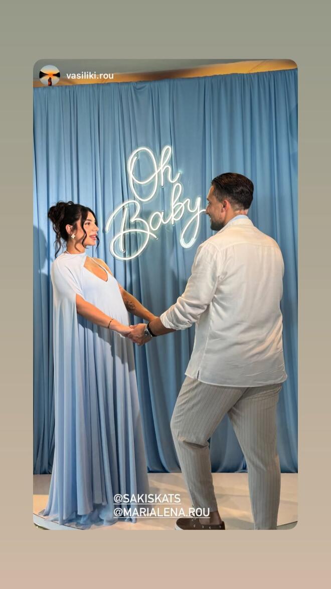Ρουμελιώτη - Κατσούλης: To baby shower πριν τον ερχομό του γιου τους/ instagram