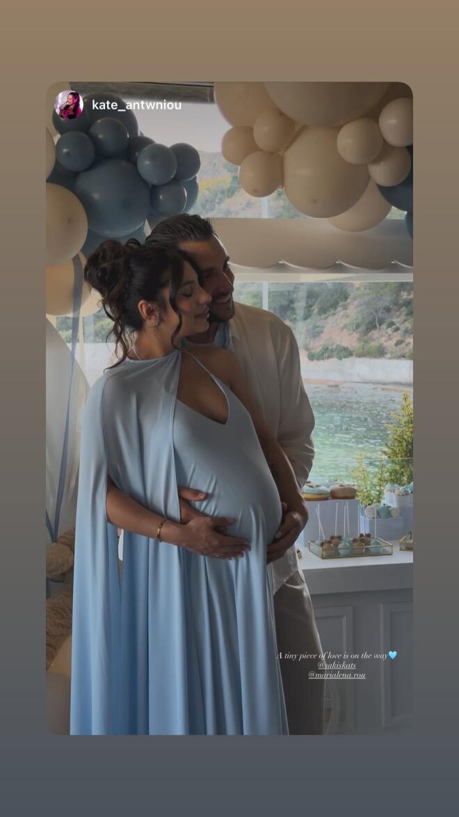 Ρουμελιώτη - Κατσούλης: To baby shower πριν τον ερχομό του γιου τους/ instagram