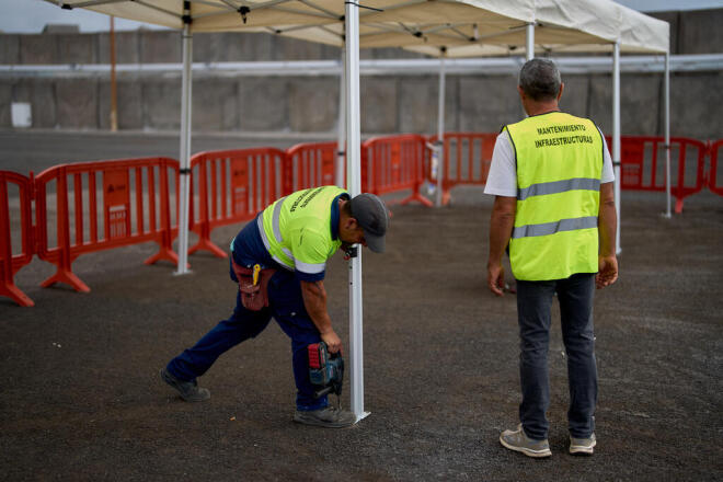 Μέτρα ασφάλειας στο λιμάνι της Τενερίφης για την άφιξη του κρουαζιερόπλοιου με κρούσματα κορωνοϊού 
