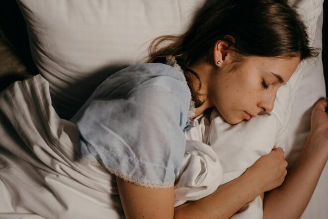 student sleeping