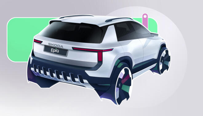 Skoda Epiq: Δείτε τα πρώτα σκίτσα