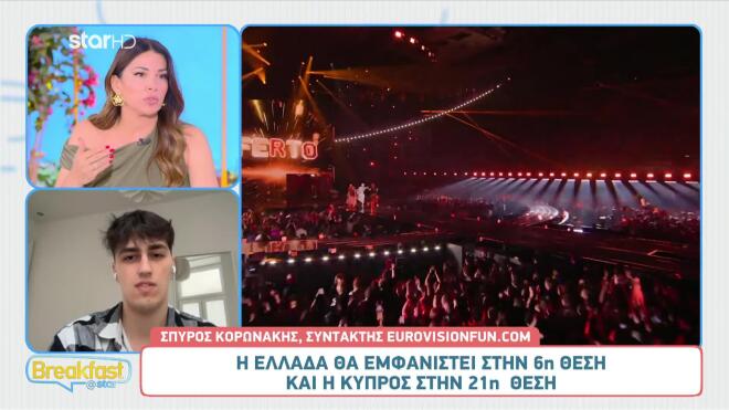 Τελικός Eurovision 2026: Ανακοινώθηκε η σειρά εμφάνισης - 6η η Ελλάδα