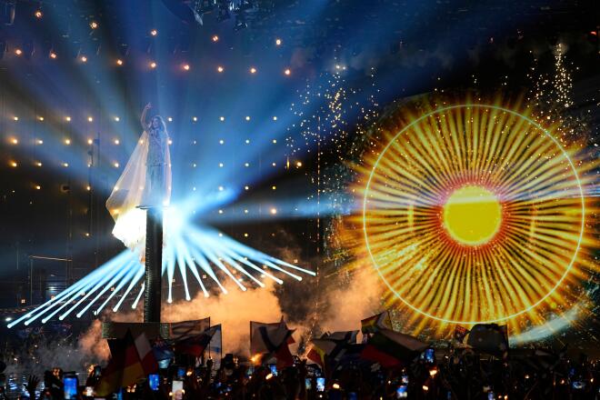 Eurovision 2026: Η Delta Goodrem ανέβασε τον πήχη του τελικού με το «Eclipse»/ AP Photo/Martin Meissner