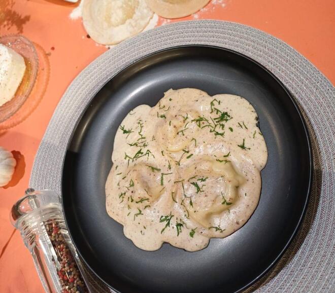 ravioli cacio e pepe
