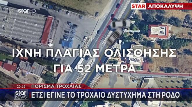 Πόρισμα Τροχαίας: Έτσι έγινε το τροχαίο δυστύχημα στη Ρόδο