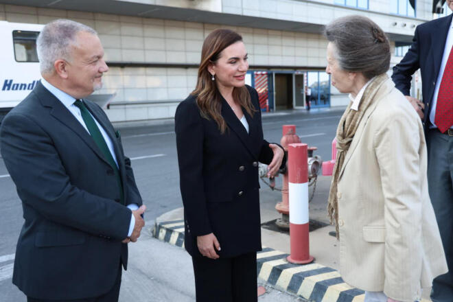 Την πριγκίπισσα Άννα υποδέχθηκε εκ μέρους της ελληνικής κυβέρνησης η υπουργός Τουρισμού, Όλγα Κεφαλογιάννη - Eurokinissi