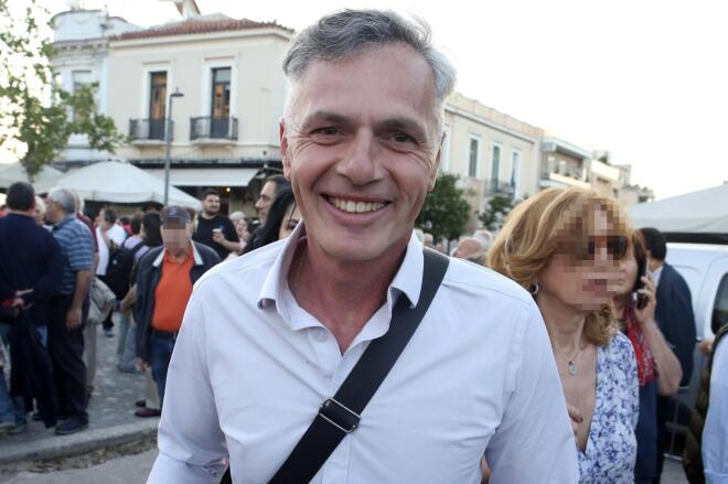Ο Μάριος Αθανασίου στην παρουσίαση του κόμματος Τσίπρα