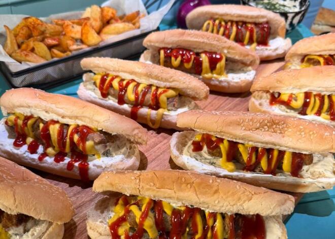 hot dog kebab