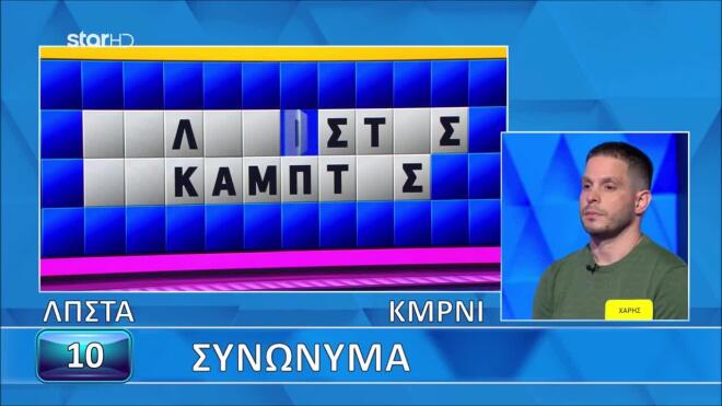 Τροχός της Τύχης: Ο Χάρης έλυσε τον τελικό γρίφο - Εσύ μπορείς;