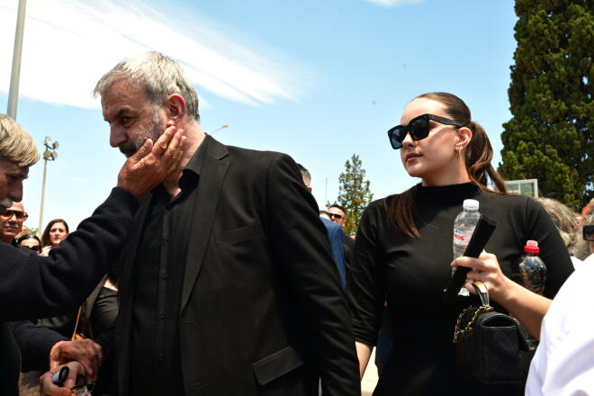 O Tραϊανός Δέλλας με την κόρη του/ Eurokinissi Τατιάνα Μπόλαρη