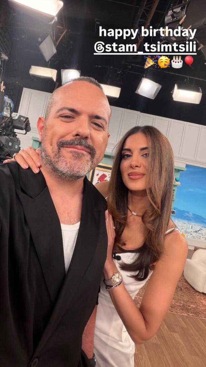 Σταματίνα Τσιμτσιλή: Τα γενέθλια & η on air έκπληξη στο πλατό της εκπομπής
