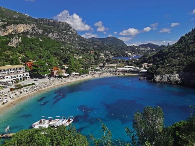 Η Παλαιοκαστρίτσα στην Κέρκυρα
