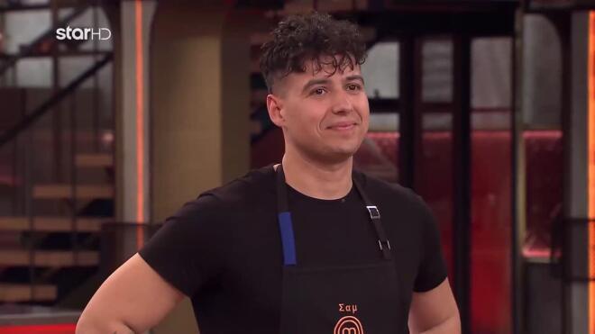 H στιγμή της αποχώρησης του Σαμ από το MasterChef 10