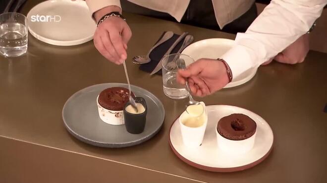 MasterChef: Η εμφανής διαφορά ανάμεσα στα δύο σουφλέ