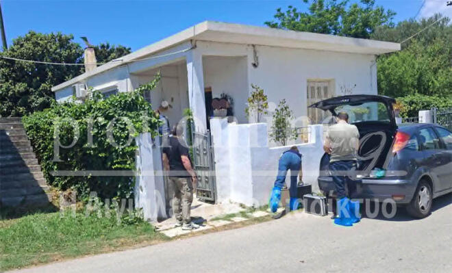 To σπίτι όπου βρέθηκαν νεκροί μητέρα και γιος - protionline.gr