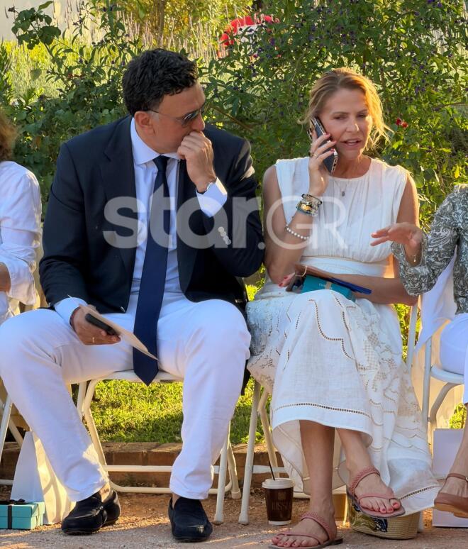 Τζένη Μπαλατσινού: Με τον Κικίλια & τον γιο της Μάξιμο στο Hautes Grecians