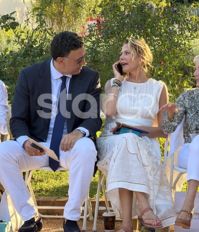 Τζένη Μπαλατσινού: Με τον Κικίλια & τον γιο της Μάξιμο στο Hautes Grecians