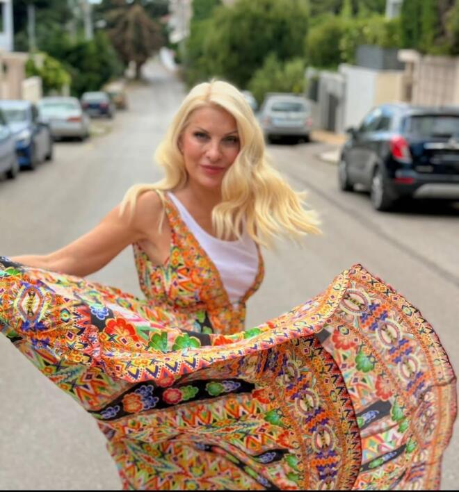 boho look Ελένης Μενεγάκη