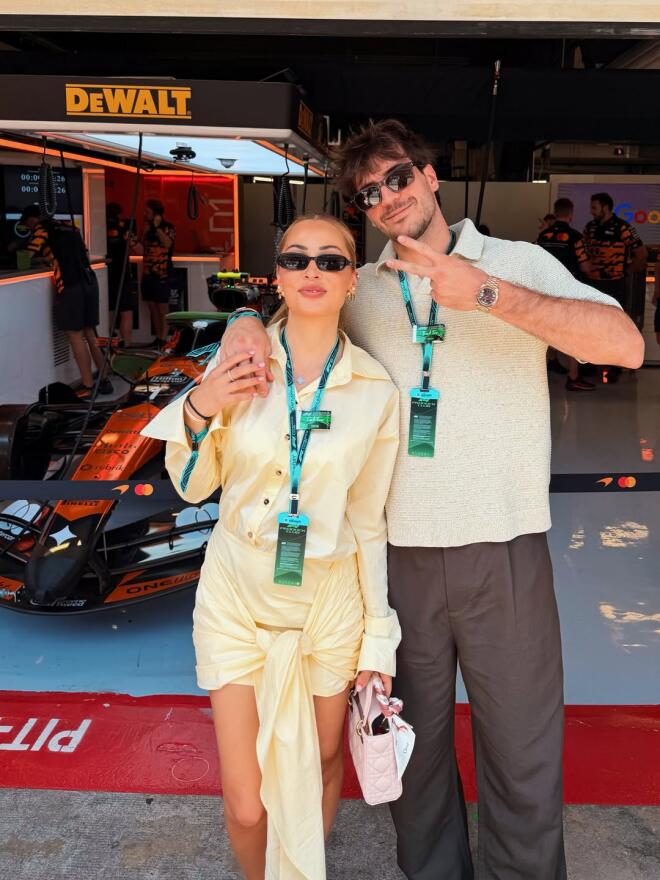 Ελένη Βουλγαράκη: Λαμπερή στο Grand Prix της Formula 1 στην Βαρκελώνη