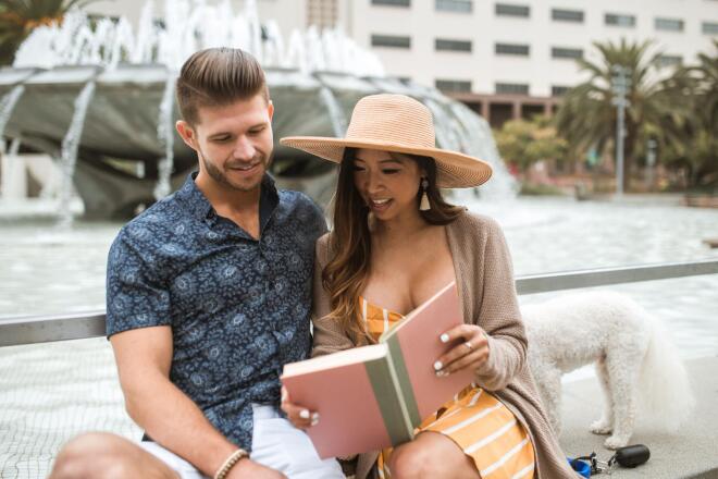 reading books