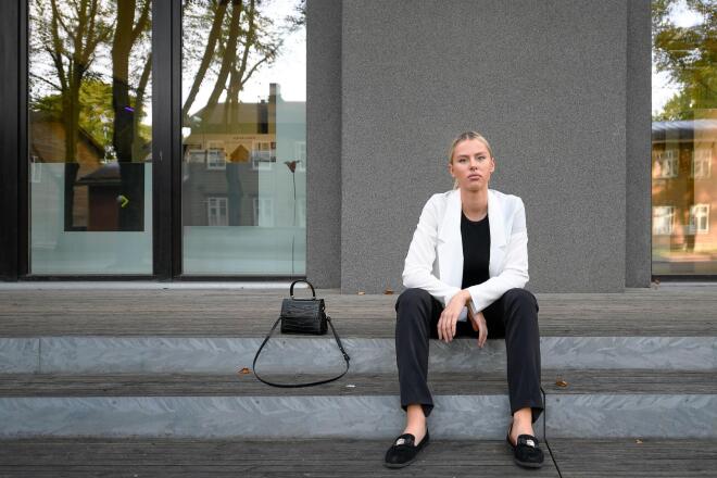 woman in stress