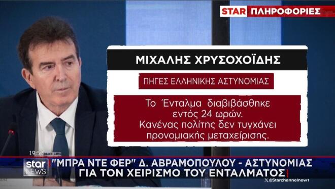 Πηγές ΕΛΑΣ: Δεν υπάρχει ειδική μεταχείριση  