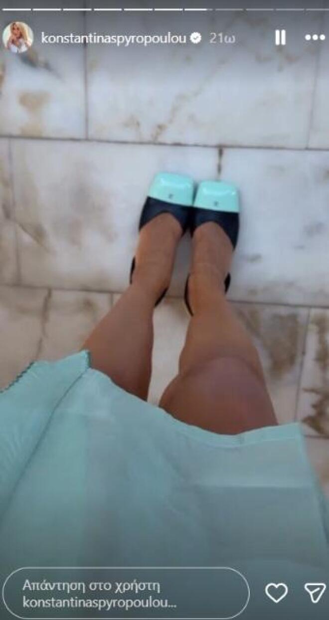 Το beach look της Κωνσταντίνας Σπυροπούλου