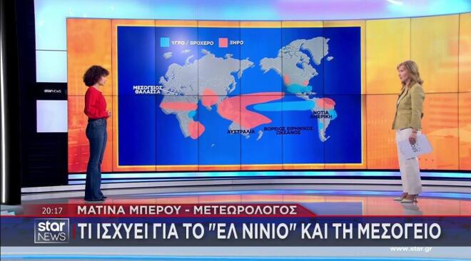 Τι ισχύει για το φαινόμενο Ελ Νίνιο στη Μεσόγειο  