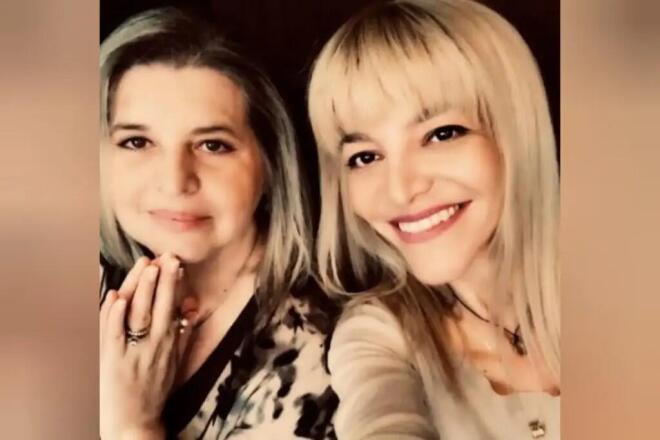H Βάγια Νέστορα με την κόρη της Αφροδίτη