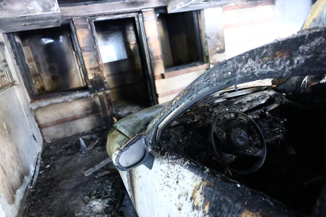 Θεσσαλονίκη: Εμπρηστικές επιθέσεις σε σπίτια στελεχών της ΝΔ/ Eurokinissi ΡΑΦΑΗΛ ΓΕΩΡΓΙΑΔΗΣ