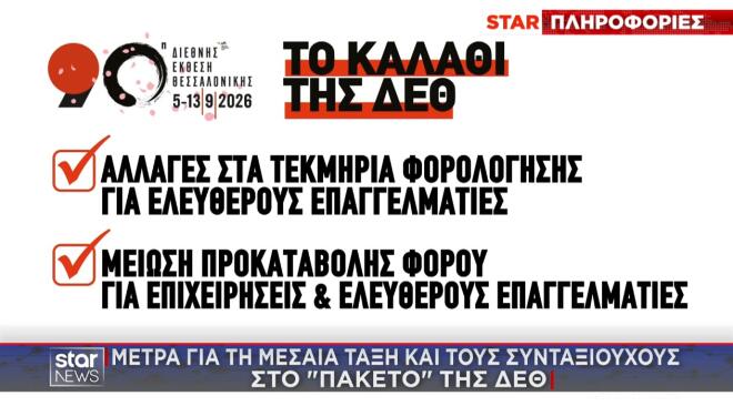 Μέτρα για τη μεσαία τάξη και τους συνταξιούχους στο «πακέτο» της ΔΕΘ