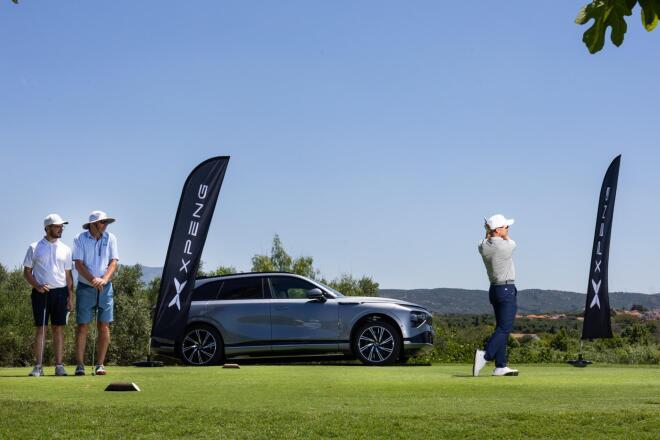 Tο XPENG G9 στο AEGEAN Messinia Pro-Am