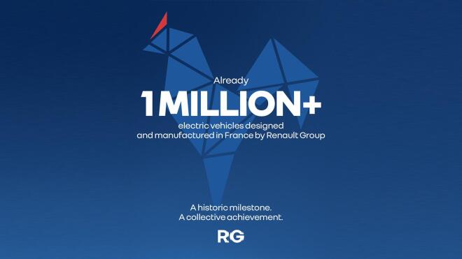Renault: Ξεπερνά το 1 εκατομμύριο ηλεκτρικά οχήματα «Made in France»