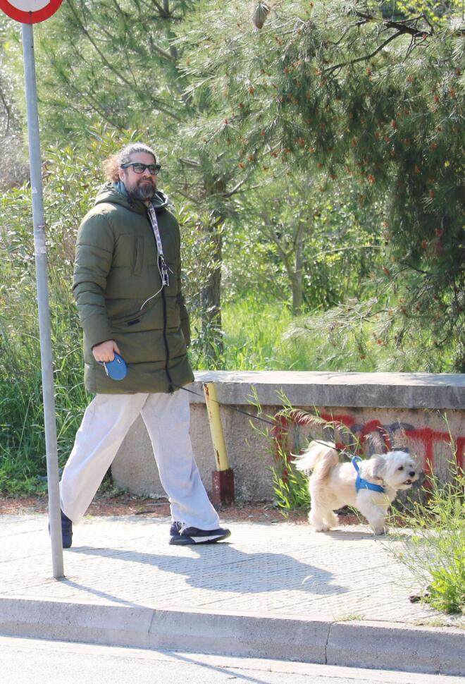 Ο Λορέντζο Καριέρε σε βόλτα του στο Χαλάνδρι το 2020 / NDP