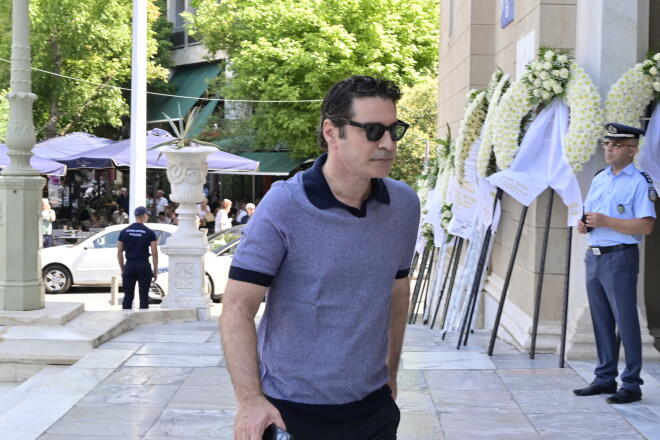 Κηδεία Μάρως Κοντού: Χριστόφορος Παπακαλιάτης/ Eurokinissi Μιχάλης Παπανικολάου