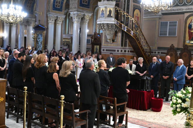 Κηδεία Μάρως Κοντού/ Eurokinissi Tατιάνα Μπόλαρη