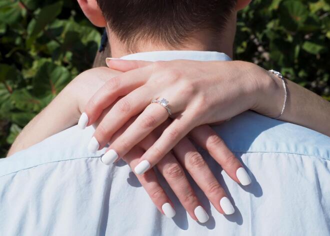white nails