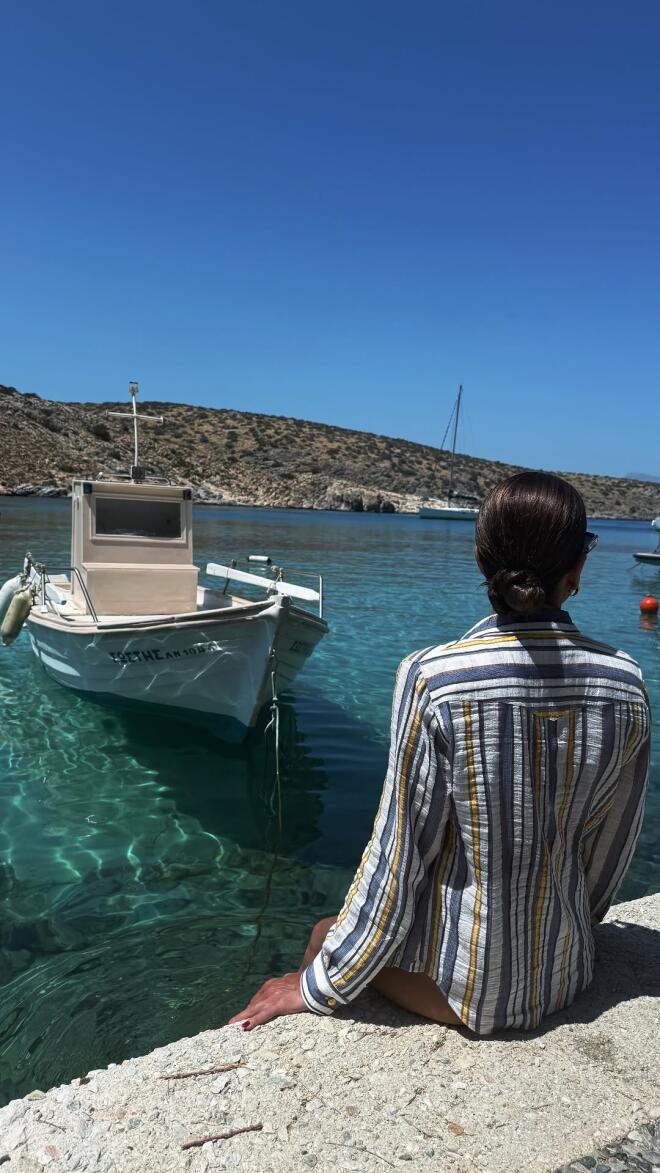 Τσιμτσιλή: Στιγμιότυπο από τις διακοπές στην Πάρο/ instagram