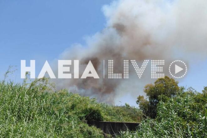 Φωτιά στο Βαρθολομιό Ηλείας - Ήχησε το 112 για ετοιμότητα